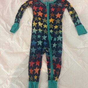 Little Sleepies Colorful Star Print Kids One Piece